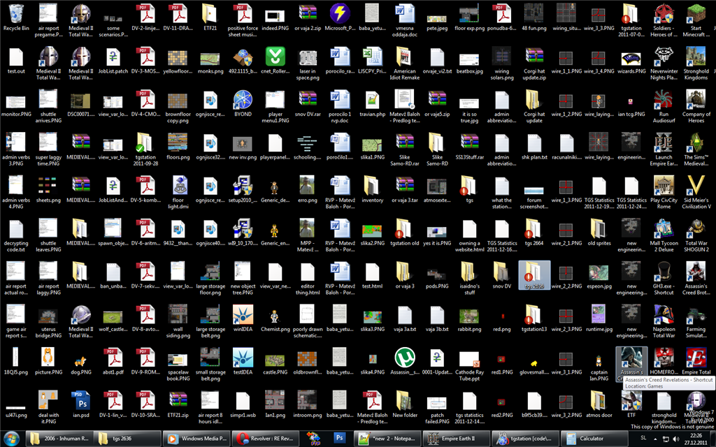 Messy Desktop - Kozlov Tech Services